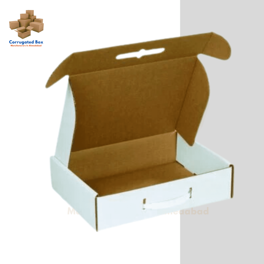 Auto-locking corrugated box