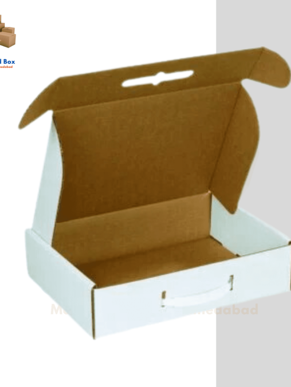 Auto-locking corrugated box